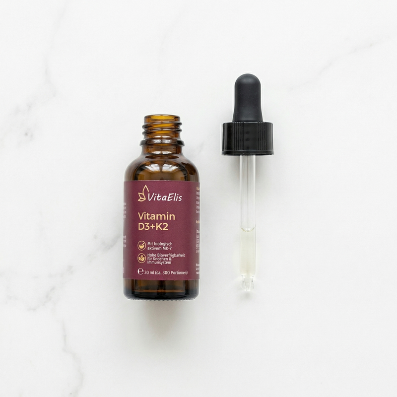 VitaElis Vitamin D3+K2 Inhaltsstoffe und Zusammensetzung