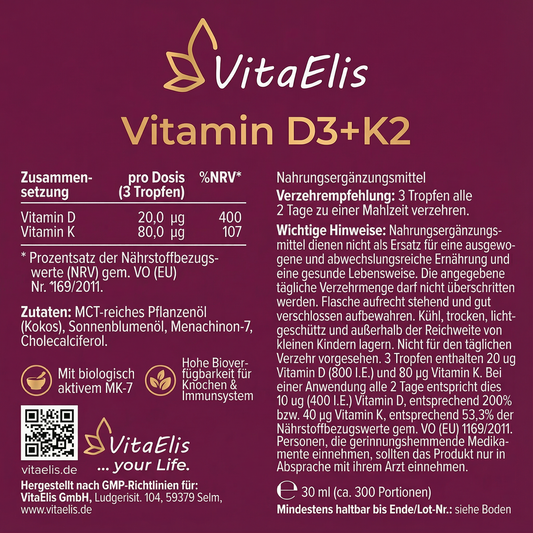 Vitamin D3+K2