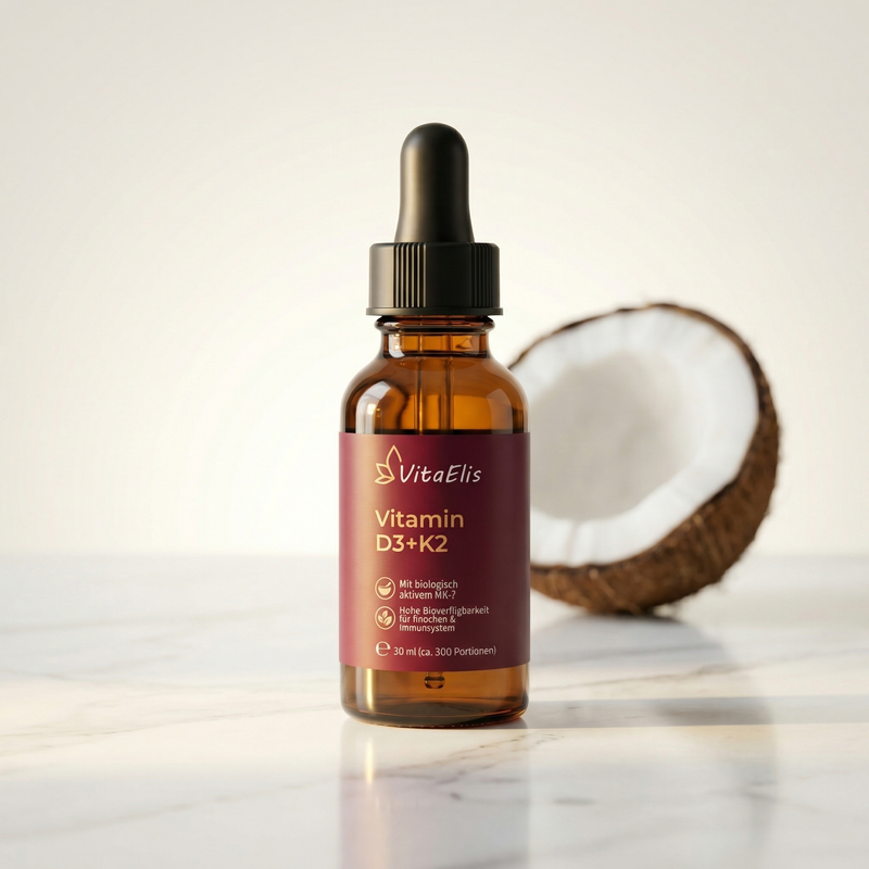 VitaElis Vitamin D3+K2 – Vergleich mit herkömmlichen Produkten